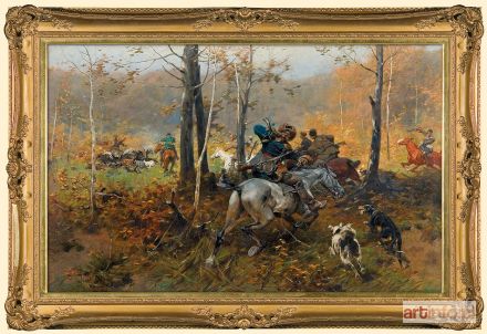 BRANDT Józef | POLOWANIE, ok. 1890