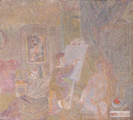 TARANCZEWSKI Wacław | Mała malarka (Atelier), przed 1946