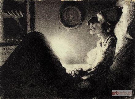 ŻECHOWSKI Stefan | SCENA WE WNĘTRZU 1943 r.