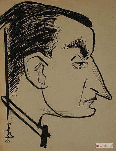 ŻEBROWSKI Julian | Profil mężczyzny, 1945