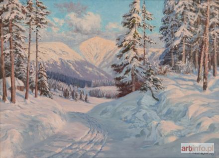 WEIMANN Paul | Karkonosze - Śnieżka zimą, 1943 r.