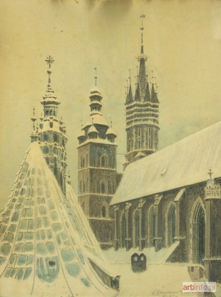 CHRZANOWSKI Antoni | Kościół Mariacki w Krakowie, 1934