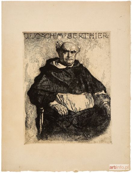 MEHOFFER Józef | Portret O. Joachima Berthier Dominikanina we Fryburgu (II), 1918