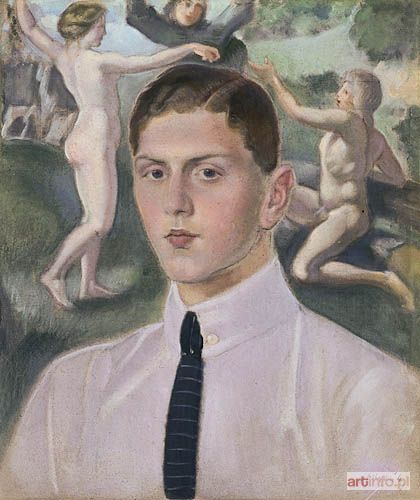 DĘBICKI Stanisław | PORTRET MŁODEGO MĘŻCZYZNY, ok. 1920