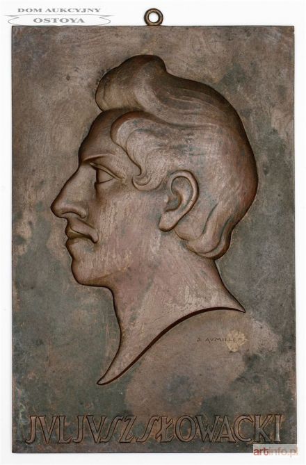 AUMILLER Józef | PLAKIETA, JULIUSZ SŁOWACKI, 1929