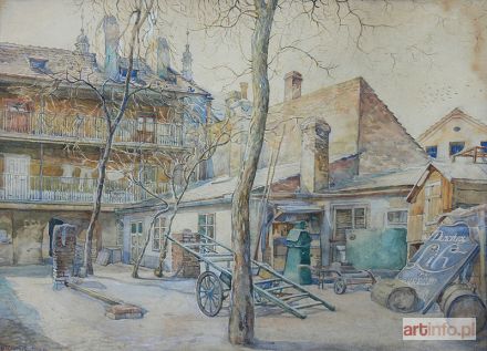 FRANICZ Feliks | Krakowskie podwórze, 1921 r.