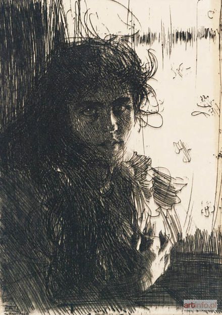 ZORN Andres | Portret dziewczyny, 1894