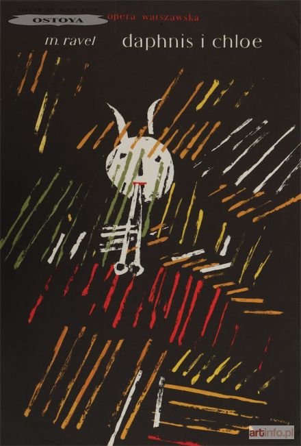 ŚWIERZY Waldemar | Plakat Maurice Ravel, DAPHINS I CHLOE, 1966
