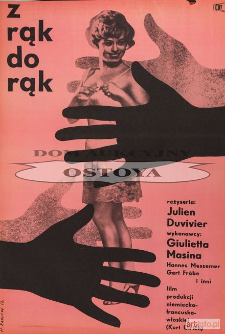 RADUCKI Maciej | Plakat do filmu Z RĄK DO RĄK, 1962