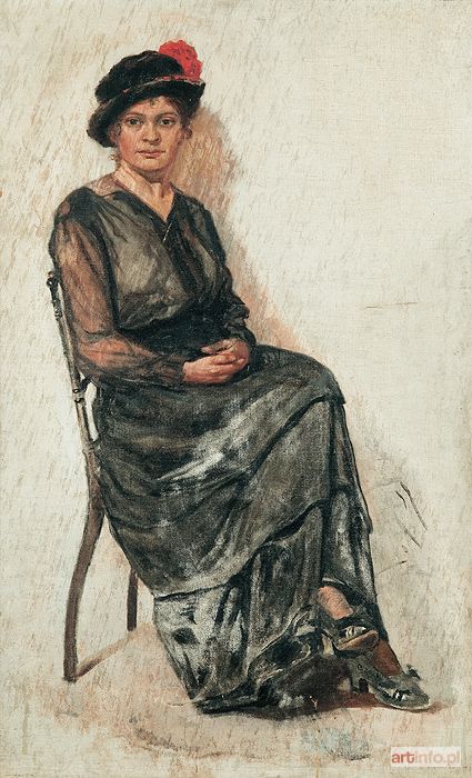 RAPACKI Józef | PORTRET MŁODEJ DAMY, 1917