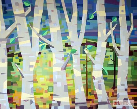 PŁYWACZ Jan | Brzozy o poranku, 2019 r.
