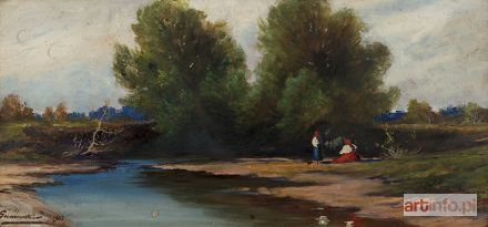 GUMOWSKI Jan Kanty | Nad rzeką, 1905 r.