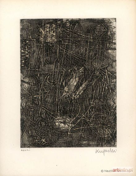 KUJAWSKI Jerzy | La Poutre Creuse IV, 1950