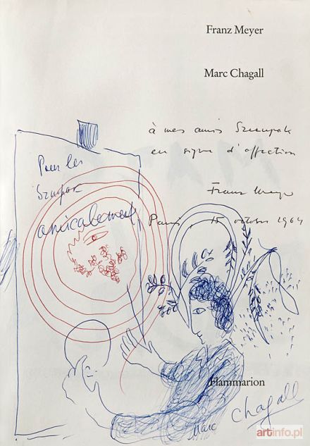 CHAGALL Marc | AUTOPORTRAIT AU BOUQUET ET AU CHEVALET, 1964