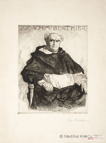 MEHOFFER Józef | Portret O. Joachima Berthier, Dominikanina we Fryburgu, 1918