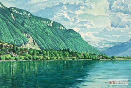 SADOWSKI Andrzej Adam | Widok z zamku w Chillon, 1998