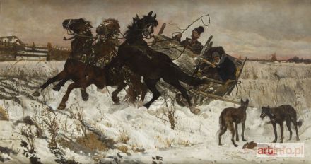 CHEŁMOŃSKI Józef | W podróży , 1878 r.