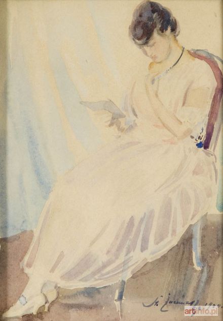 ŻURAWSKI Stanisław | Kobieta czytająca list, 1920 r.