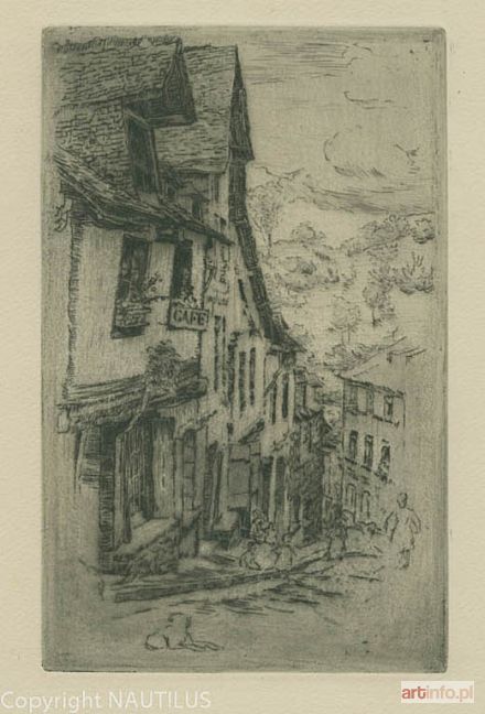 PANKIEWICZ Józef | Ulica w Dinan, 1906-07