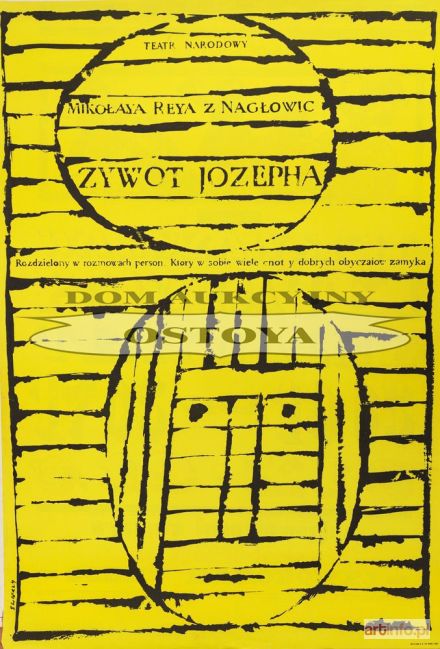 ŚWIERZY Waldemar | Plakat do sztuki Mikołaya Reya ŻYWOT JÓZEFA, 1965