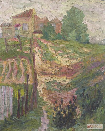 CUKIERMAN Bencion (Ben Zion Zuckerman ) | Maisons sur la colline (1912)