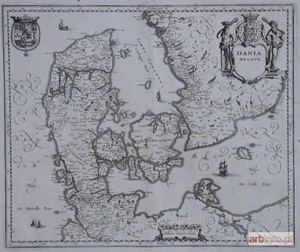 MERIAN Matthäus | Mapa Danii