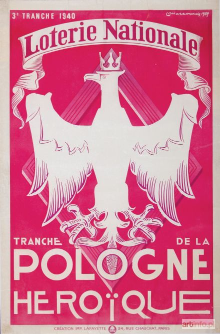 MARCOUSSIS Louis | Loterie Nationale – Tranche de la Pologne Heroïque, 1939