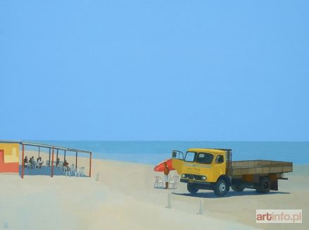 TUŹNIK Andrzej | Carro em praia, 2016