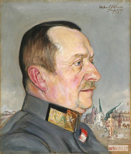 HOFMAN Wlastimil | PORTRET OFICERA, 1917