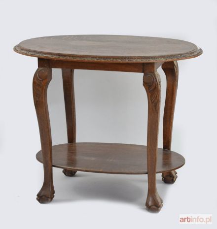 Stolik owalny salonowy