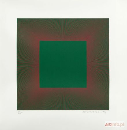 ANUSZKIEWICZ Richard | Midnight Suite (Green with Red), 1979 r.