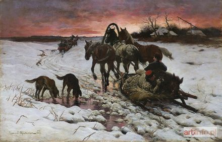 AJDUKIEWICZ Zygmunt | POWRÓT Z POLOWANIA, 1887