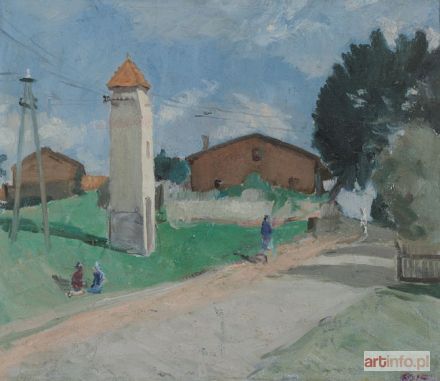 USAREWICZ Roman | PEJZAŻ Z ŻUKOWA, 1951/1953