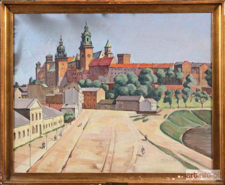 PFEFFENBERG Jakub | Widok na zakole Wisły i Wawel, 1933 r.