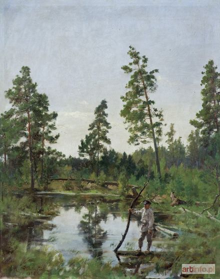 ALCHIMOWICZ Kazimierz | CHŁOPIEC NA BAGNACH, 1896