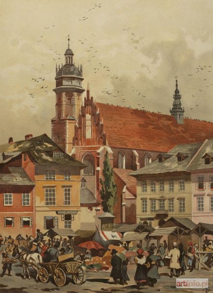 TONDOS Stanisław | Widok na kościół Bożego Ciała w Krakowie, 1886 r.