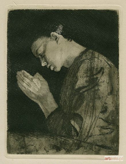 KOLLWITZ Käthe | Siedząca dziewczyna, 1892