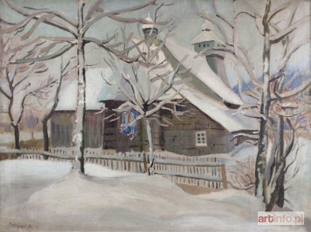 BORYSOWSKI Stanisław | Kościółek na Podhalu, 1931 r.