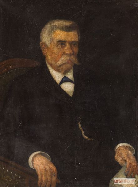 MÜLLER Szymon | PORTRET REDAKTORA KURIERA LWOWSKIEGO, 1906