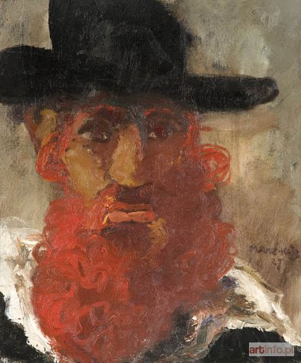 KATZ Emmanuel (zw. Mané-Katz) | HASSID A LA BARBE ROUSSE, 1927