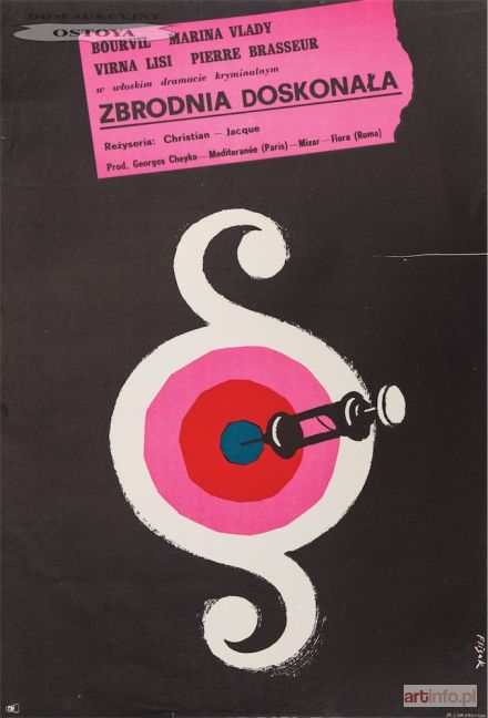 FLISAK Jerzy | Plakat do filmu ZBRODNIA DOSKONAŁA, 1962