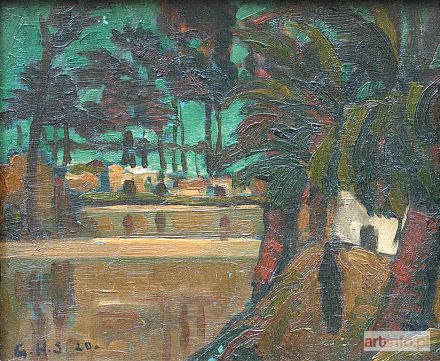 SABBAGH Georges Hanna | Sous les palmiers (1920)