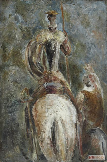 JAHL Władysław | Don Quichotte a cheval