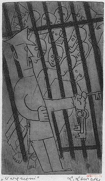 LEWICKI Leopold | W więzieniu ( Za kratami ), 1933