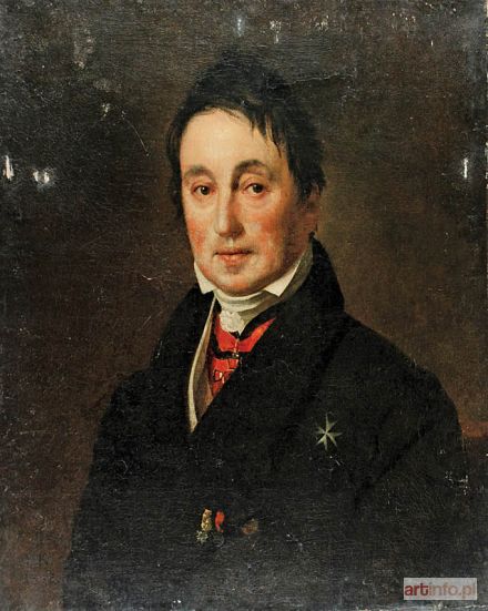 Malarz nieokreślony, XIX w. | Portret mężczyzny, 1828