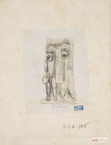 PASCIN dit J. Pincas | ETUDES D`ART AFRICAIN, OK. 1915-1916