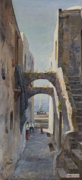 WINKLER Carl Alexander von | ZAUŁEK W POSITANO