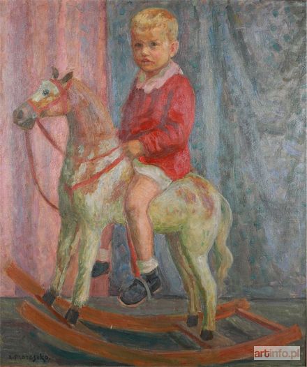 PRONASZKO Zbigniew | Konik na biegunach (Portret synka), 1953 r.