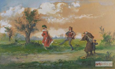 KOSTRZEWSKI Franciszek | Zabawa podmiejska,1905