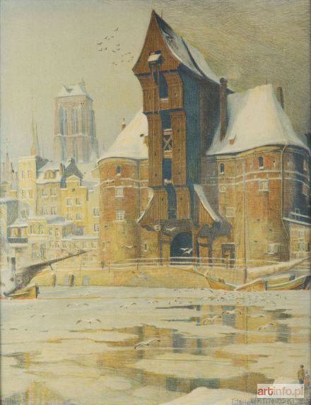 URTNOWSKI Theodor | Żuraw nad Motławą, 1910 r.